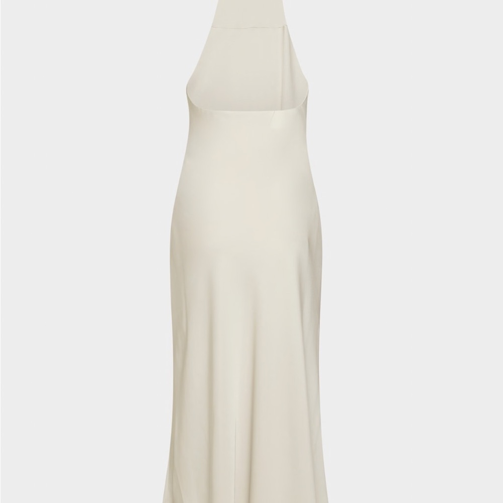 Aritzia Cream Backless Dress